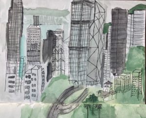 Dessin de HongKong