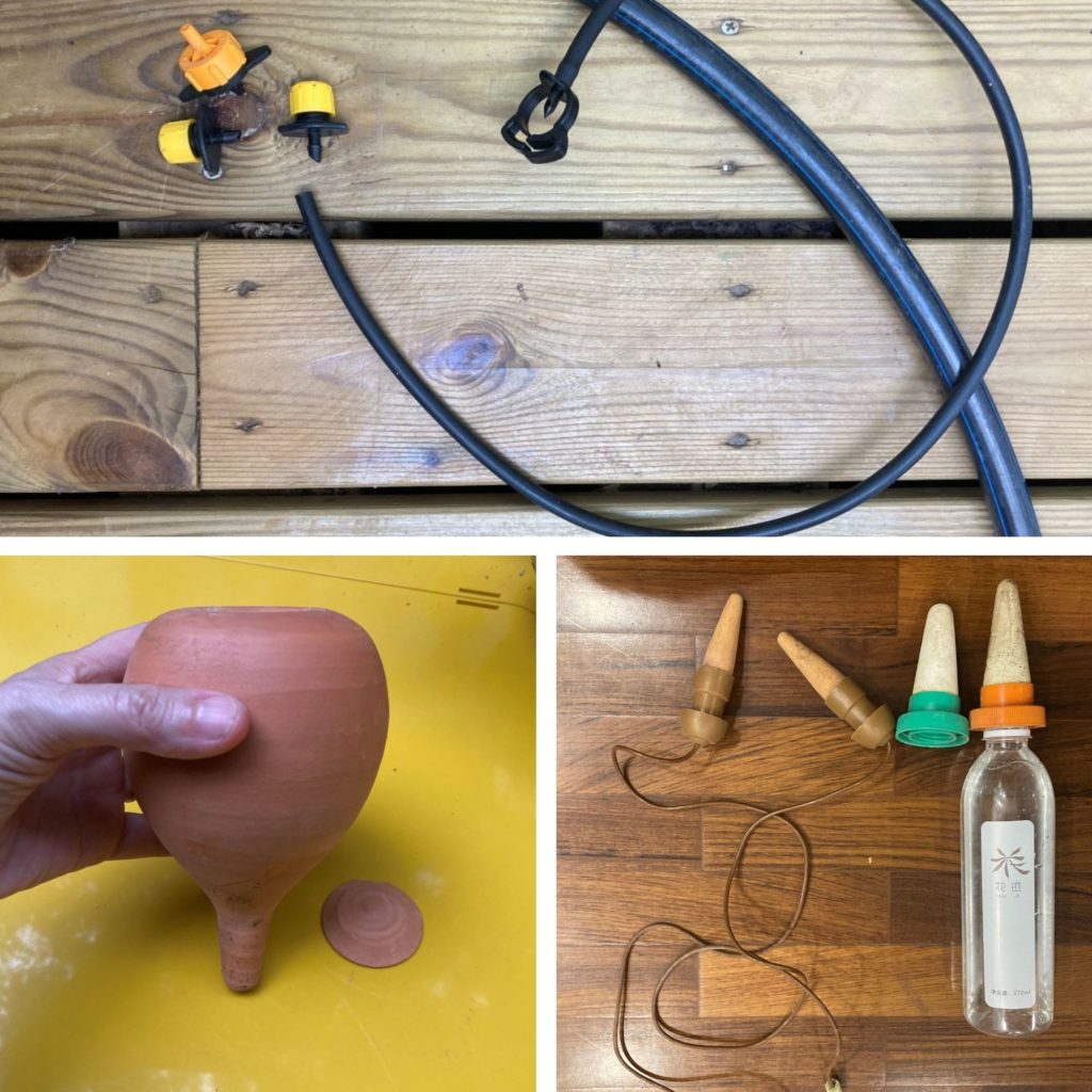 solution-arrosage-vacances : arrosage automatique, oyas, cones ceramique